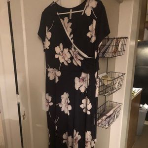 Gilli faux wrap maxi dress